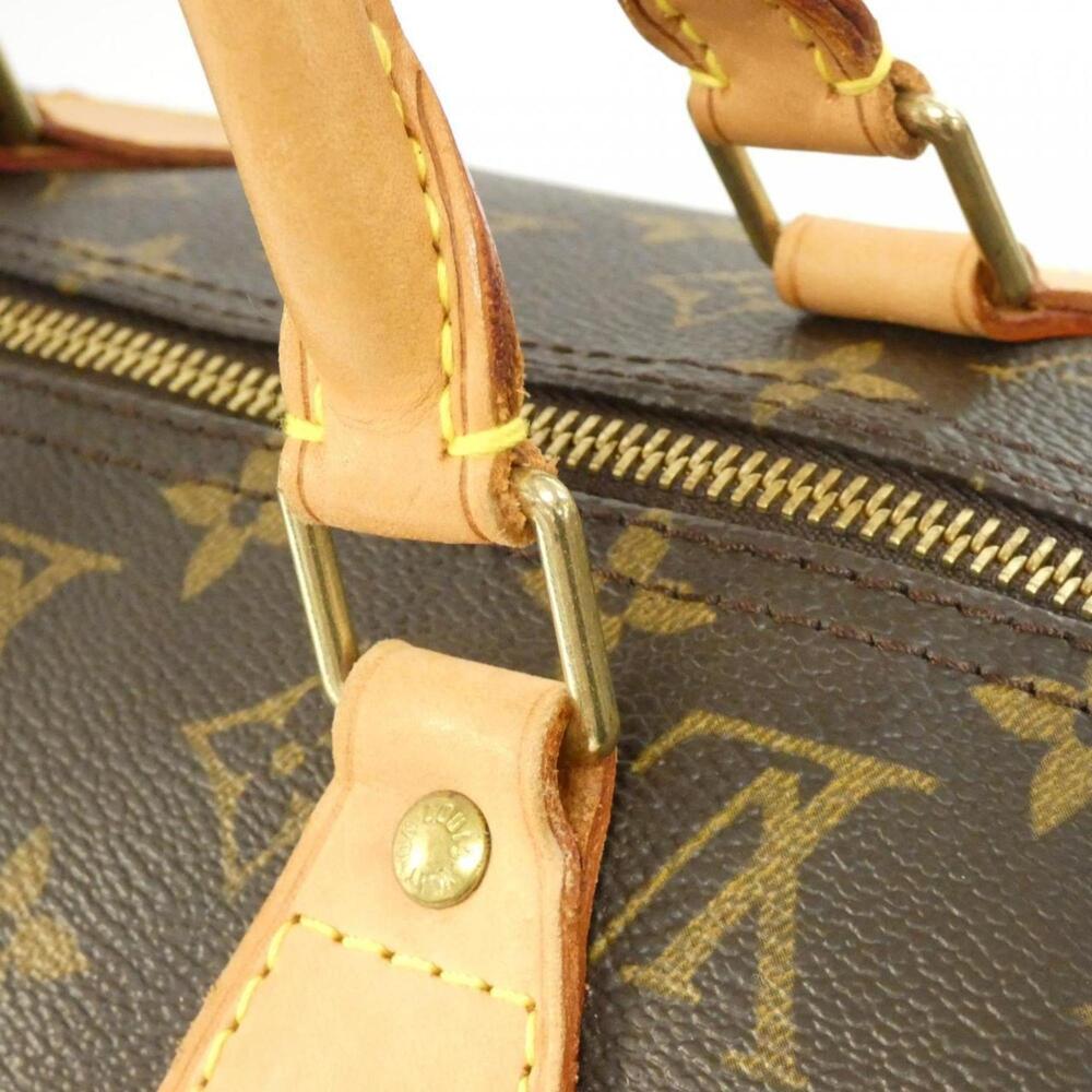 LOUIS VUITTON Authentic Brown Monogram Speedy 40 Boston Bag - Picture 5 of 7